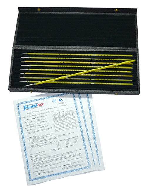 ASTM Factory-Certified Thermometer Sets, Traceable to NIST, Thermco®