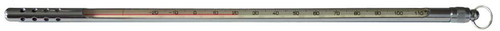 Precision Thermometers, Spirit-Filled, Partial Immersion, in Open-Face Armor Metal Cases, Thermco®