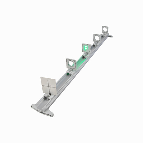 Optical Bench Kit, 120 cm with LED “F” Pattern Light Source, Lenses and Accessories || 49-