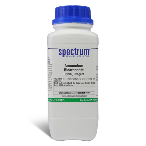 Ammonium Bicarbonate, Crystal, Reagent, 500 g || 65-
