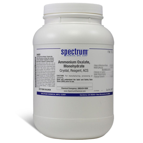 Ammonium Oxalate, Monohydrate, Crystal, Reagent, ACS, 2.5 kg || 65-