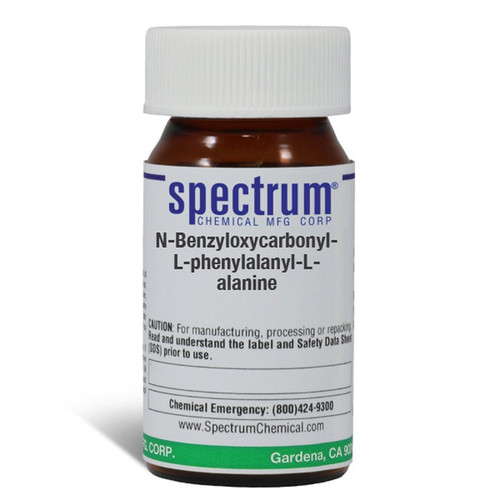 N-Benzyloxycarbonyl-L-phenylalanyl-L-alanine, 5 g || 65-