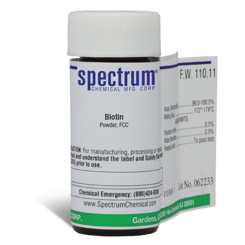 Biotin, Powder, FCC, 1 g || 65-
