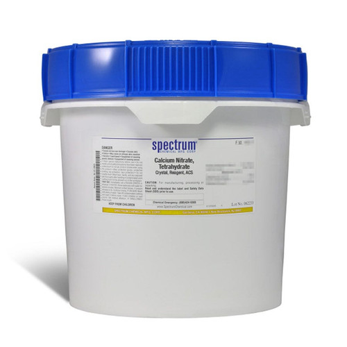 Calcium Nitrate, Tetrahydrate, Crystal, Reagent, ACS, 12 kg || 65-