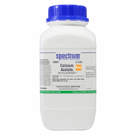 Calcium Acetate, USP, EP, bioCERTIFIED (TM), 2.5 kg || 65-