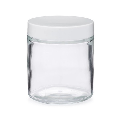 16 oz Clear PS Plastic Straight Sided Jars (Tall) - Clear 89-400