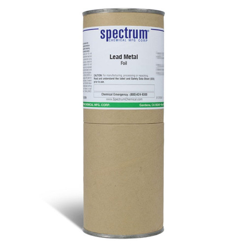 Lead Metal, 1/96 - 1/32 in. Thick, Foil, 6 x 500 g
