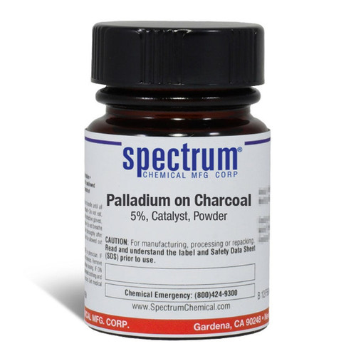 Palladium on Charcoal, 5 Percent, Catalyst, Powder, 10 g || 65-