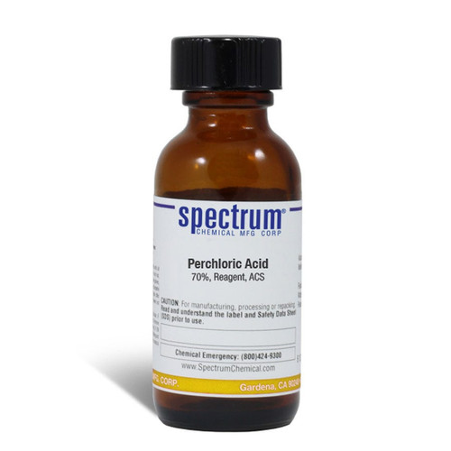 Perchloric Acid, 70 Percent, Reagent, ACS, 25 mL || 65-