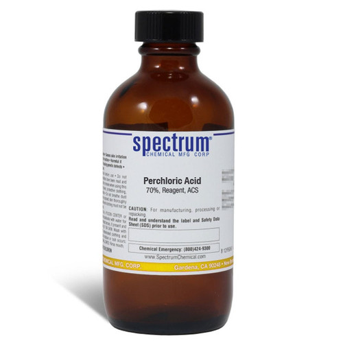 Perchloric Acid, 70 Percent, Reagent, ACS, 100 mL || 65-