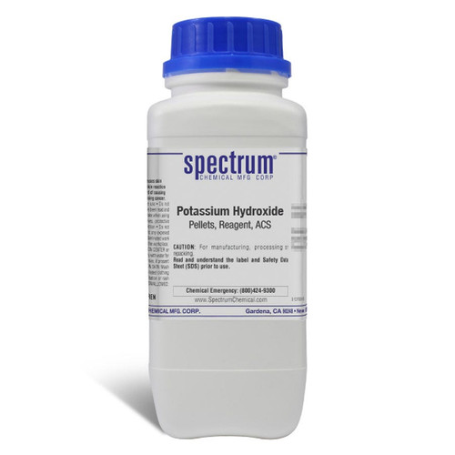 Potassium Hydroxide, Pellets, Reagent, ACS, 1 kg || 65-
