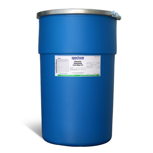 Potassium Thiocyanate, Crystal, Reagent, ACS, 50 kg (Poly Drum) || 65-