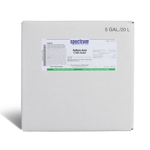 Sulfuric Acid, 0.100N, APHA, Solution, 20 L || 65-