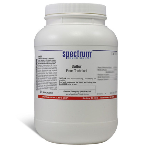Sulfur, Flour, Technical, 2.5 kg || 65-