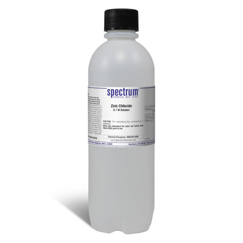 Zinc Chloride, 0.1 M Solution, 1 L