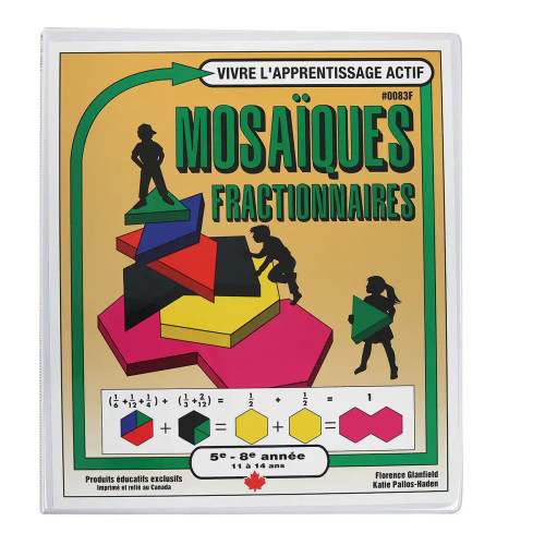 Fraction Blocks Resource Binder, Grades 5 to 8 - French || 25-