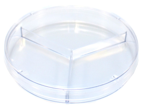 Tri-Plate Petri Dish, Automation (Slippable), Polystyrene, 100 x 15 mm, 500/Case