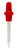 GSC Barnes Dropper Assembly, Straight, with Red Bulb, Pack of 12