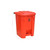 BowTie™ Biohazard Bin, with Hands-Free Foot Pedal, 13 Gallon Capacity (50L), 16 x 16 x 24in., PP, Attached Lid || 47-