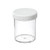 Clear Round Wide Mouth Plastic Jars