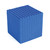 Base Ten Decimeter Cube, Interlocking, Blue || 25-