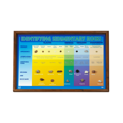 Identifying Sedimentary Rocks Chart - 21 Spec. 1-1/4" || 42-