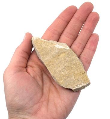 Eisco White Sandstone, Hand Sample, Approx. 3" (7.5cm)