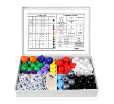 Walter Products Molecular Model Kit, Inorganic and Organic, 240 pcs