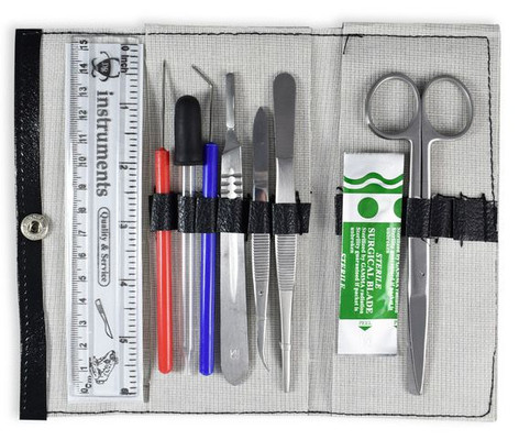 Walter Products Dissecting Kit, Intermediate, 9 instruments