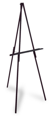 Black Wooden Floor Easel, 65"