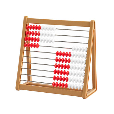 Student Plastic Rekenrek Abacus - up to 100 (Ten Bars)