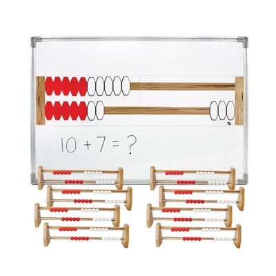 Plastic Rekenrek Classroom Set - up to 20 (Two Bars), Set of 25