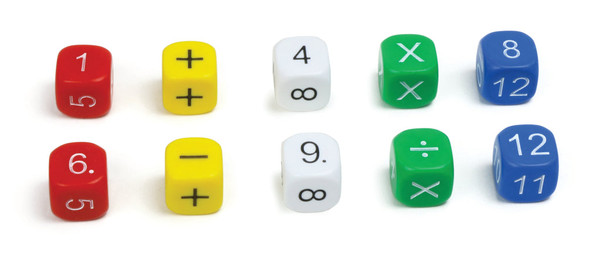 Numero Dice Set, Set of 10