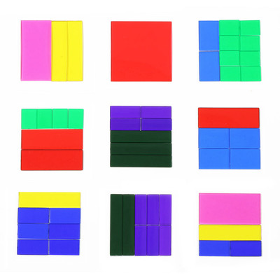 Transparent Fraction Squares