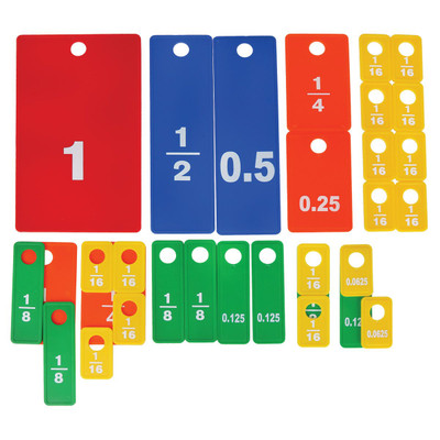 Fraction Decimal Tiles, Set of 31