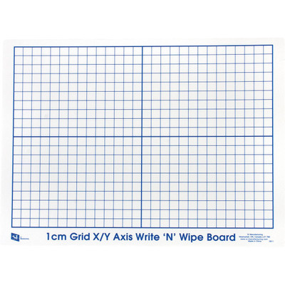 Write 'n Wipe Boards, 9" x 11", X-Y Axis, Pack of 30