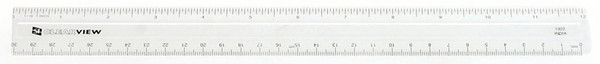 Clearview Ruler 12"