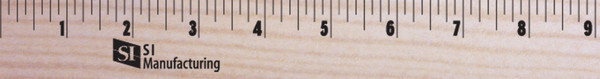 Wooden Meter Stick 1" Wide, Plain Ends