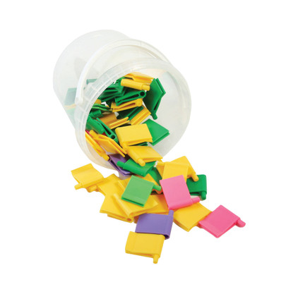 Octa Clips, Bucket of 50 with Booklet