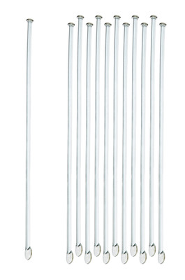 Eisco Stirring Rods, Glass, Spade and Button Ends