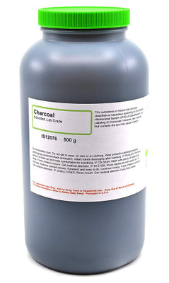 Carbon, Activated Charcoal Powder, Lab Grade, 500 g || 50-
