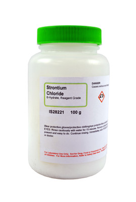 Strontium Chloride 6-Hydrate, Reagent Grade, 100 g || 50-