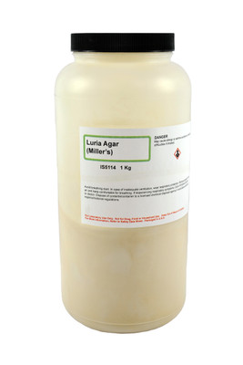 Luria Agar (Miller's) Powder, 1000 g - Nutritionally Rich Growth Medium || 50-