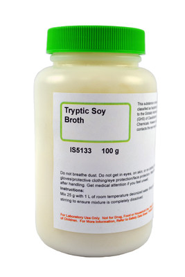Tryptic Soy Broth (TSB) Powder, 100 g - Selective Growth Medium || 50-