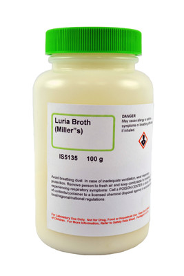 Luria Broth (Miller's) Powder, 100 g - Nutritionally Rich Molecular Biology Broth || 50-