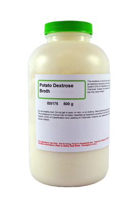 Potato Dextrose Broth (PDA) Powder, 500 g - General Purpose Microbiology Broth || 50-