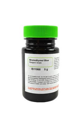 Bromothymol Blue, Reagent Grade, Powder, 5 g || 50-