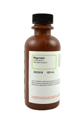 Nigrosin (Acid Black 2), Saturated Solution, 100 ml || 50-