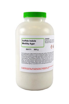 Sulphide Indole Motility (SIM) Agar Powder, 500 g - Selective and Differentiating Growth Medium || 50-