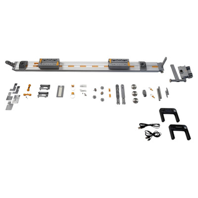 Dynamic Cart and Track System Kit – 2 Photogates, 120 cm Track, 2 Carts, Accessories